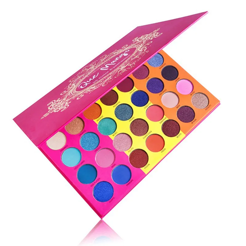 35-цветная блестящие матовые мерцающие тени для век Палитра прочного