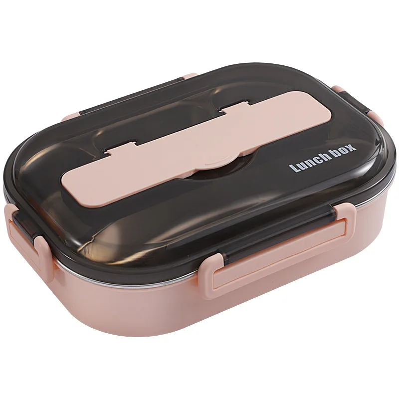 304 нержавеющая сталь изолированный Ланч-бокс Удобная Студенческая коробка для