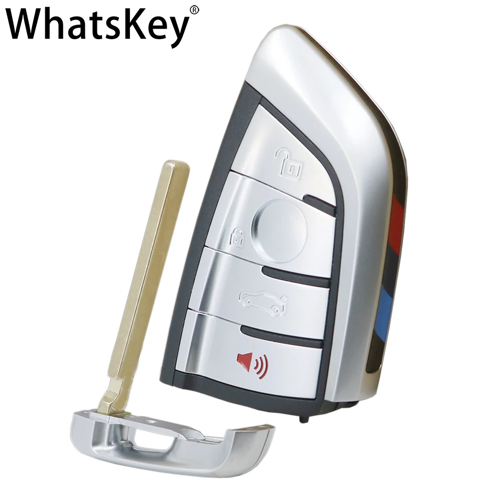 Новый чехол для смарт карты WhatsKey BMW серии 3/5/7 X1 X3 X5 X6 G30 G20 F48 F10 F22 F30 дистанционного