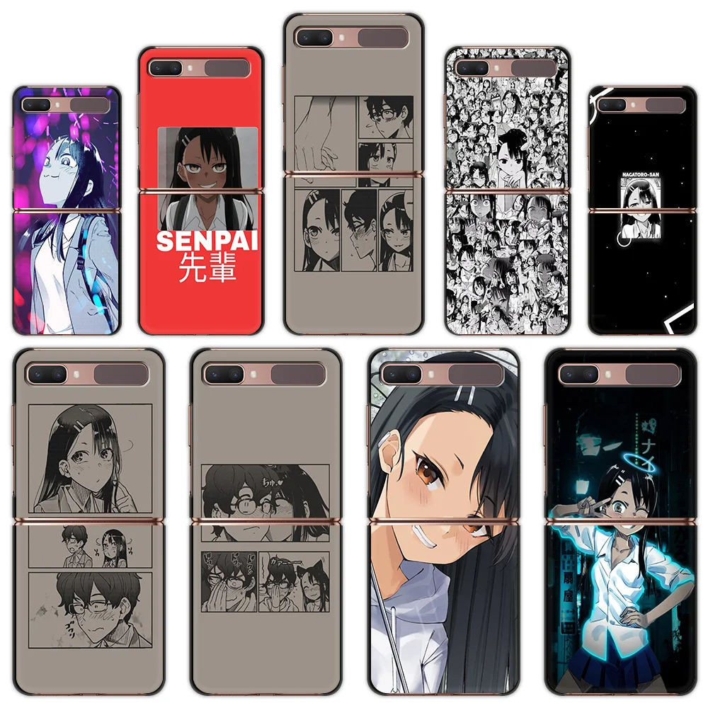 

Nagatoro San Anime Fundas Case For Samsung Galaxy Z Flip 3 5G Black Hard PC for Samsung Z Flip 5G 6.7 Inch ShockProof Cover Bag