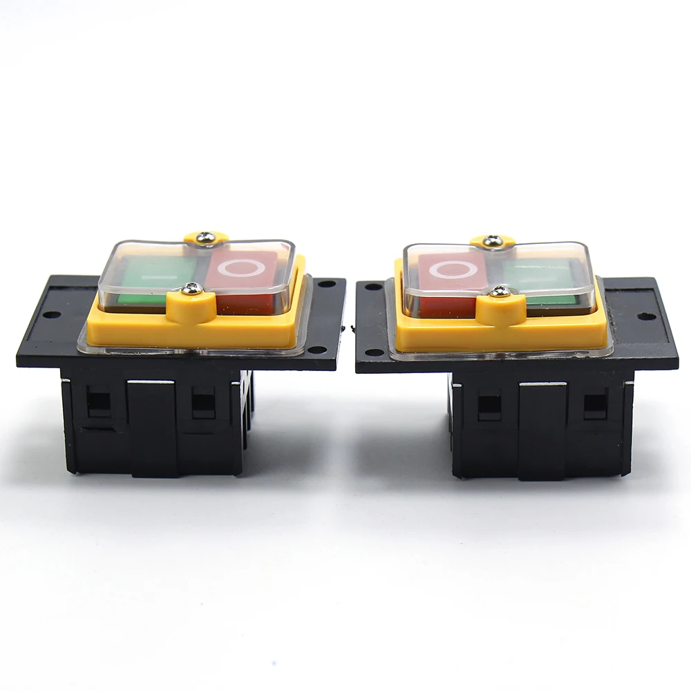 

10pcs KAO-5 Durable Machine Drill Motor Waterproof Accessories Switch Industrial Push Button AC 220380V control switch