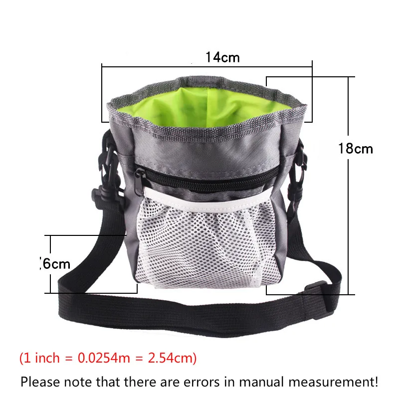 Pet тренировочный пакет сумка для еды карманы портативный два в одном Складная