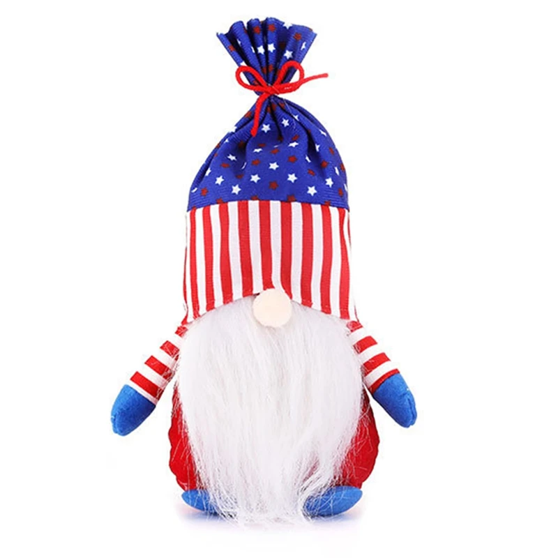 

Independence Day Gnome 4Th of July Gift Dwarf Elf Ornaments Kitchen Tiered Tray Decoration Home Wall Decor