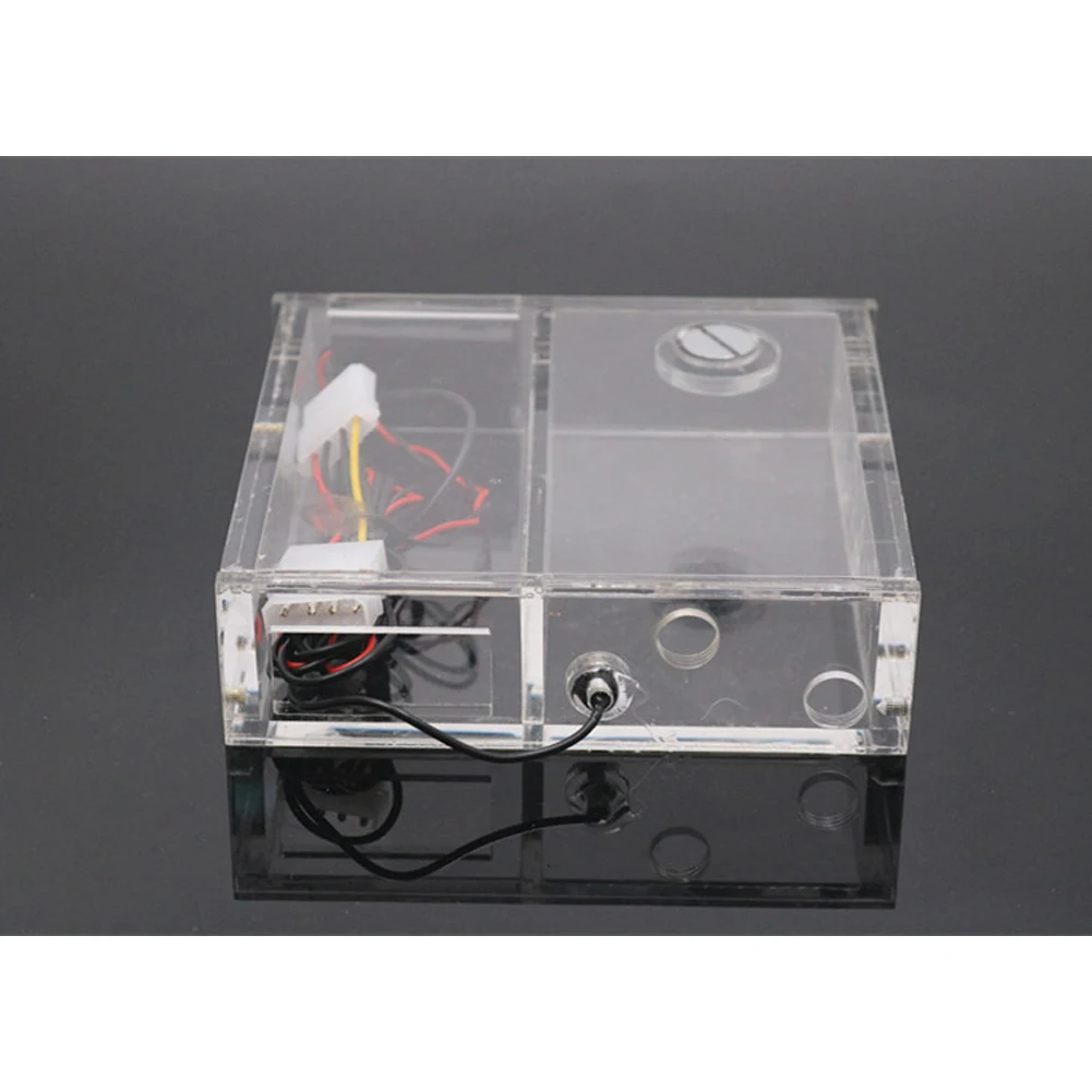 Прозрачное акриловое жидкое охлаждение для ПК CPU герметичное CD ROM универсальное с