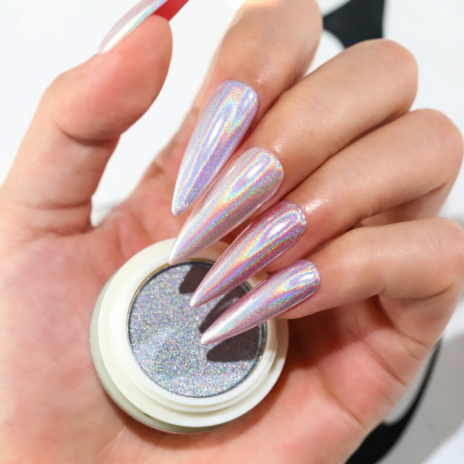 

COSCELIA Solid Magic Mirror Nail Powder Pigment Chrome DIY Decoration Nail Art Manicure Nail Glitter Powder All For Manicure