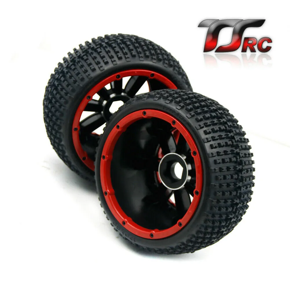 rear Комплект шин переднего и заднего колеса для 1/5 MADMAX HPI ROVAN KM Baja 5B Rc автозапчасти - Цвет: rear