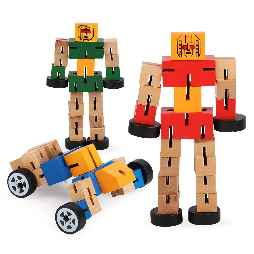 4 шт. magformers большого размера трансформер робот машина Полли комплект деформации