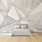 Пользовательские Настенные обои 3D росписи стен Современные модные геометрические мраморные узоры гостиной спальни фон фото обои