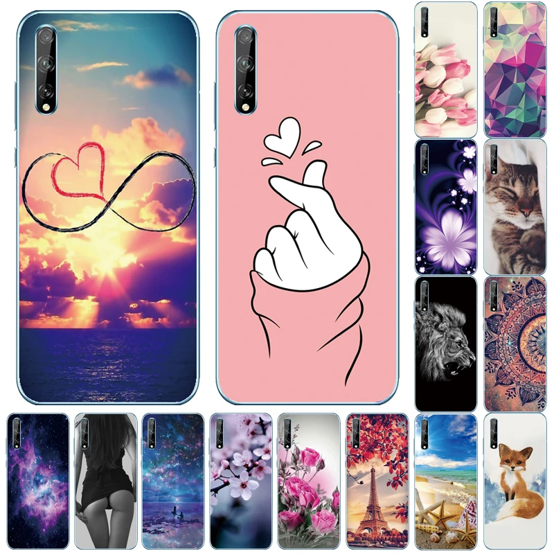 Чехол для Huawei Y8P мягкий силиконовый чехол из ТПУ с рисунком 2020 дюйма телефона AQM LX1