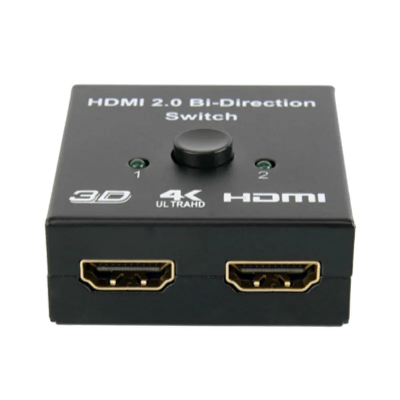 HDMI 2 0 переключатель двойного направления 1080P 3D 4K x 2K коммутатор 2X1 или 1X2 сплиттер