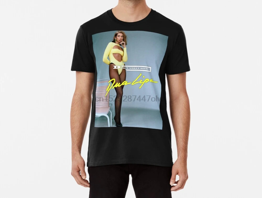 Мужская забавная футболка dua dont lipa start now tour 2020 big panglaris tshirs Женская