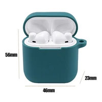 anti fall dust proof protective cover silicone case with carabiner for qcy t8 wireless bluetooth earphone
