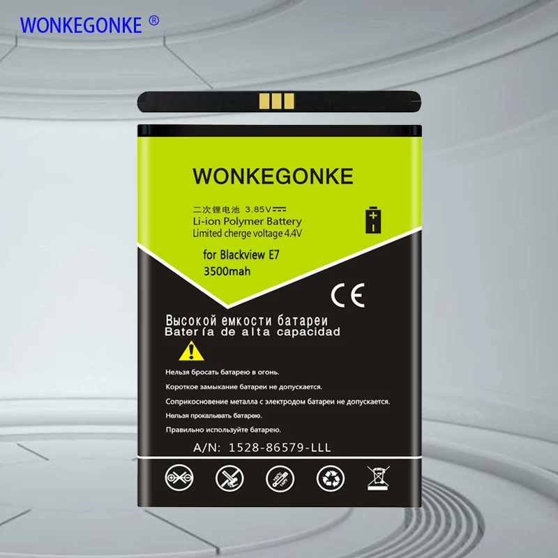 WONKEGONKE для Blackview E7 батарея E7S Замена батареи мобильного телефона