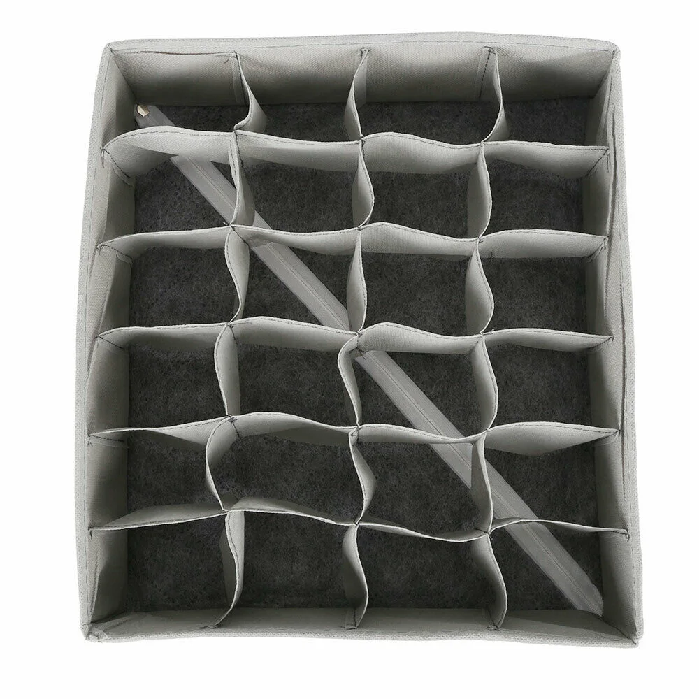 3 шт. бамбуковая коробка для хранения нижнего белья контейнер разделитель ящика с