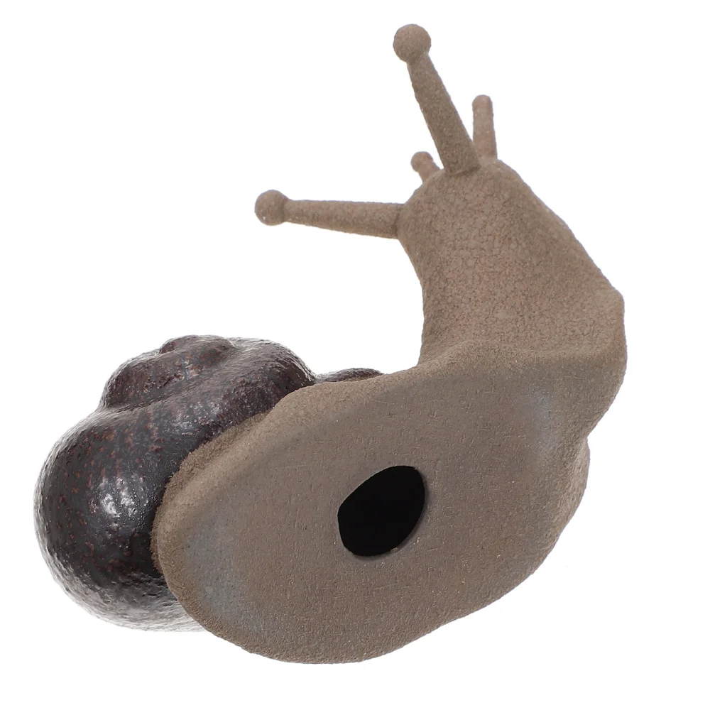 

Decorative Snail Statue Imitated Animal Model Ornament Landscape Adornment