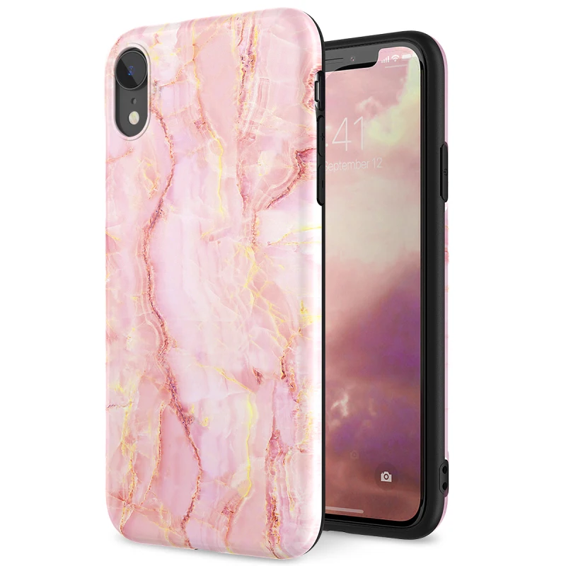 Мраморный мягкий чехол для iPhone 11 pro Max 8 7 X Xs XR Мягкий Силиконовый ТПУ 360 полностью
