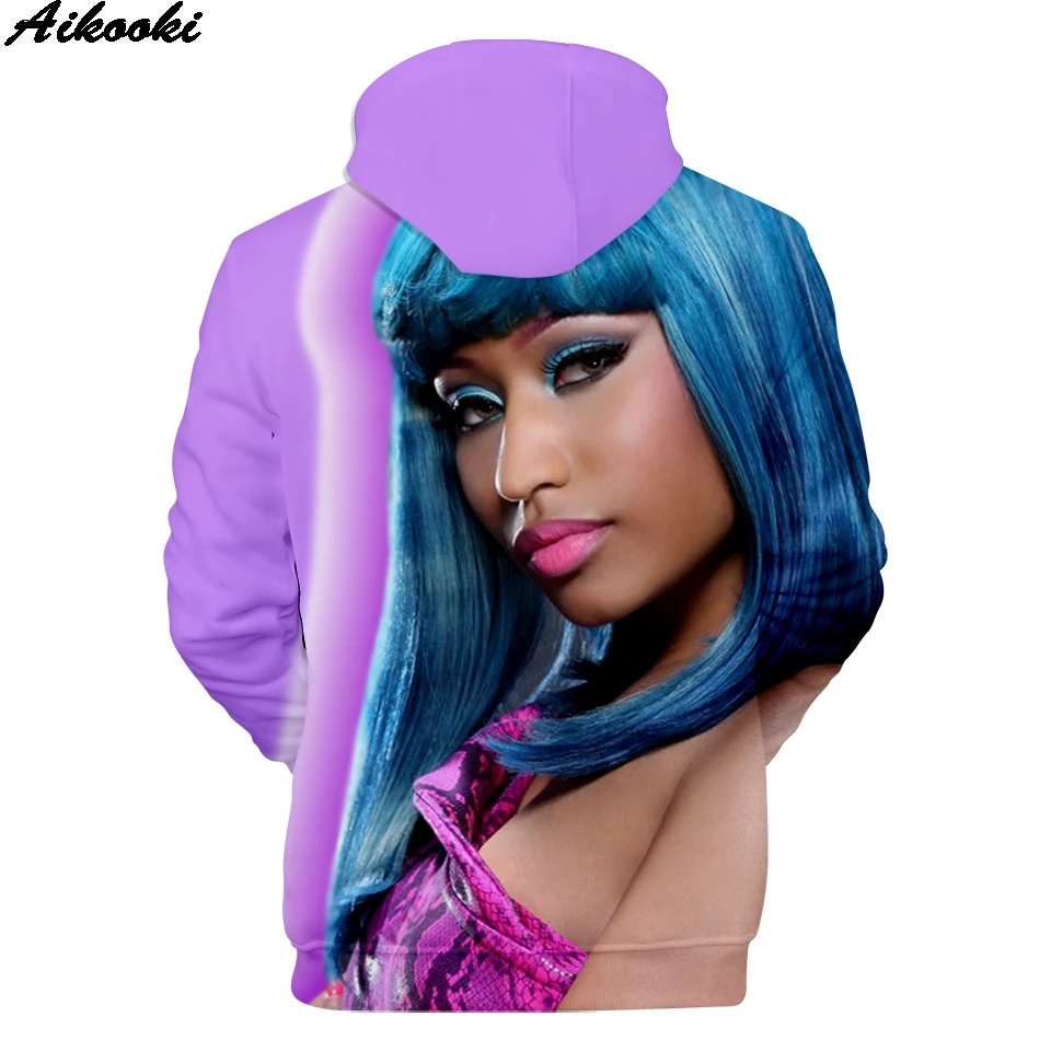 Новинка распродажа 3D толстовки Nicki Minaj мужские/женские модные повседневные