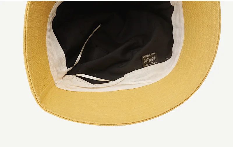 

2020 Cotton Solid Color Bucket Hat Fisherman Hat Outdoor Travel Hat Sun Cap Hats for Men and Women 252