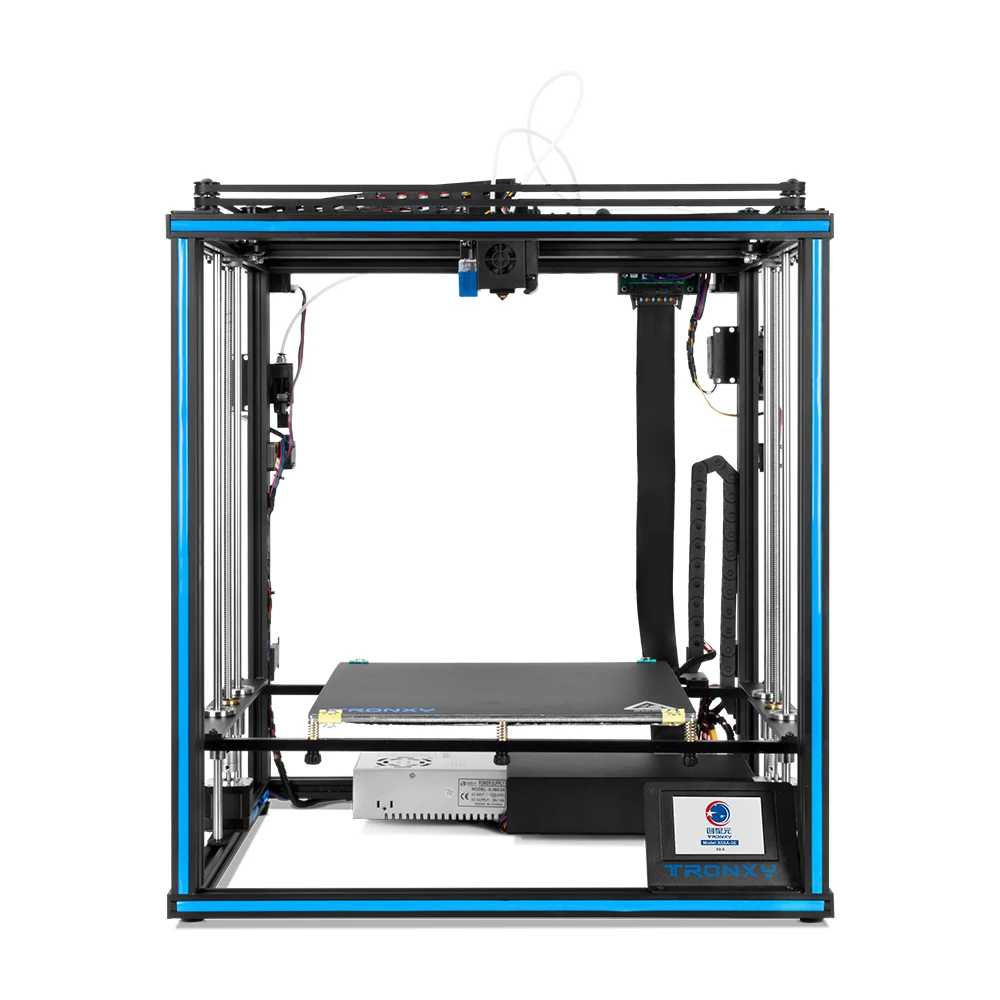 3D-принтер Tronxy X5SA-2E 24 В ультра-тихий драйвер двойные экструдеры Titan двойная