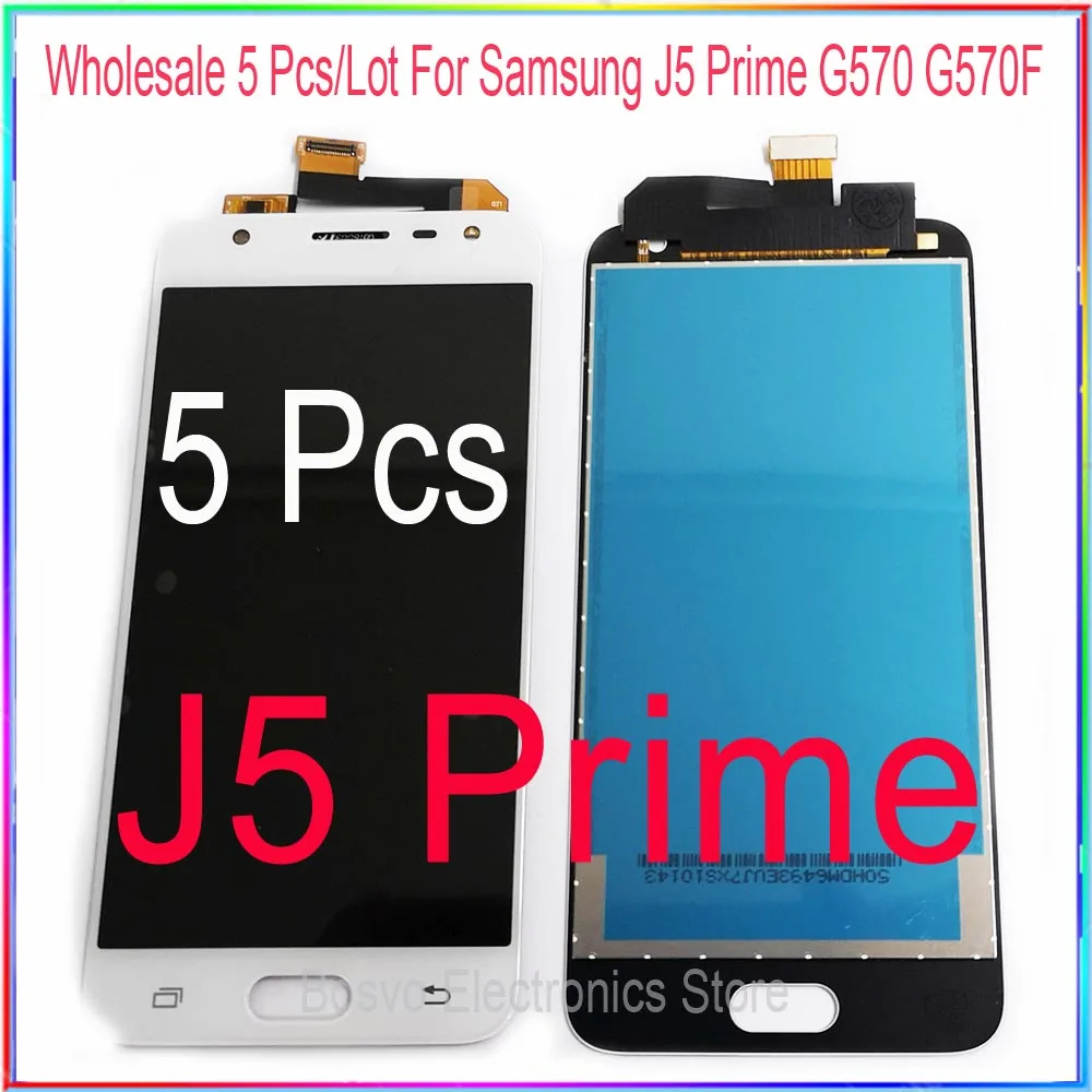 Оптовая продажа 5 шт./лот для Samsung j5 prime ЖК-дисплей с сенсорным дигитайзером в сборе