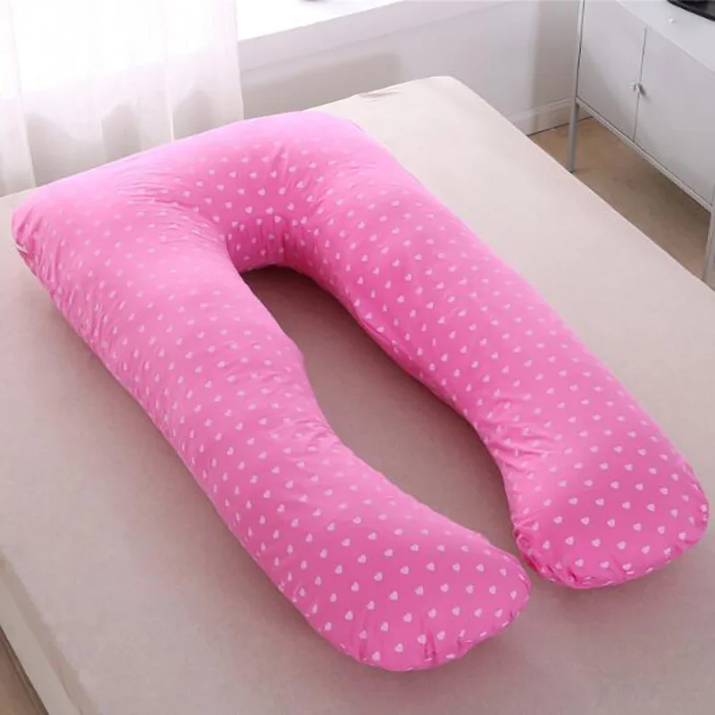 

Sleeping Support Pillow Case for Pregnant Women 75*150cm Maternity Pillows Soft U Shape Pregnant Bed Cushion YYF004