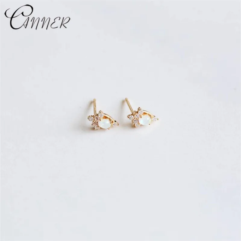 Женские серьги с белым огненным опалом из серебра 100% пробы | Украшения и