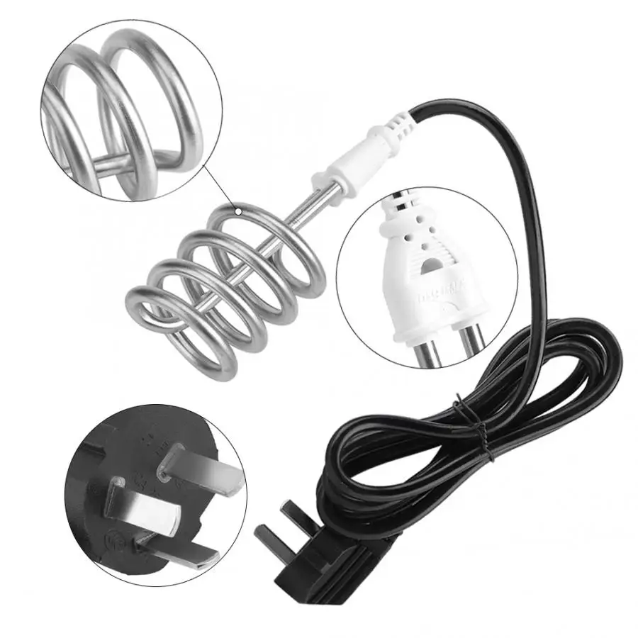 Электрический водонагреватель 220 В 1500 Вт Безопасность кипения погружающийся