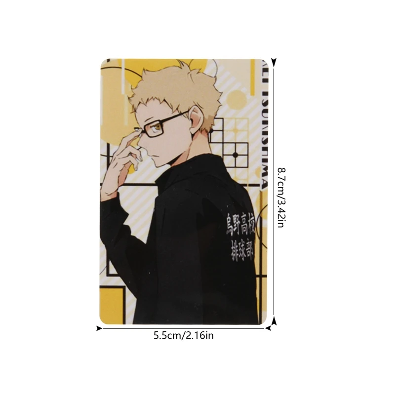 

Anime Haikyuu!! Shoyo Kageyama sugawara Kei 3D HD Photos Postcards for Gift Collection Photo Card
