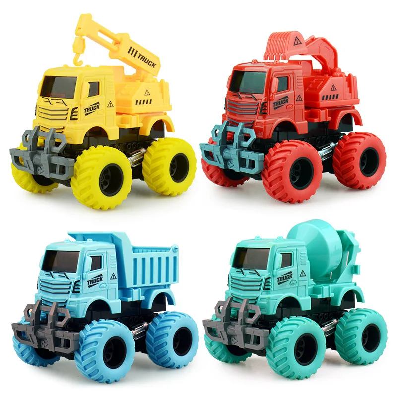 Детская Классическая Имитация Инженерная модель автомобиля экскаватор трактор