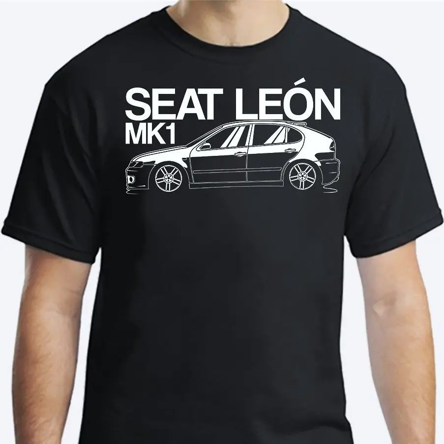 Модная летняя футболка Seat Leon Mk1, Повседневная футболка с коротким рукавом, 019352