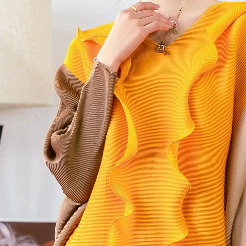 Благородная женская модная одежда летнее платье с рукавом летучая мышь