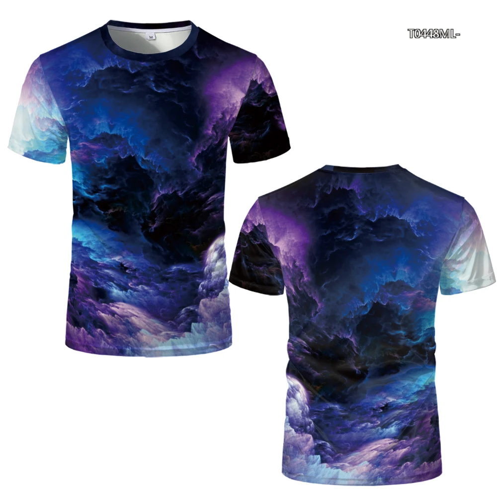 

Optical Illusion Black-White Graphic Vertigo Hypnotic 3D Print Men's Short sleeve Colorful Parent-child clothingT shirt