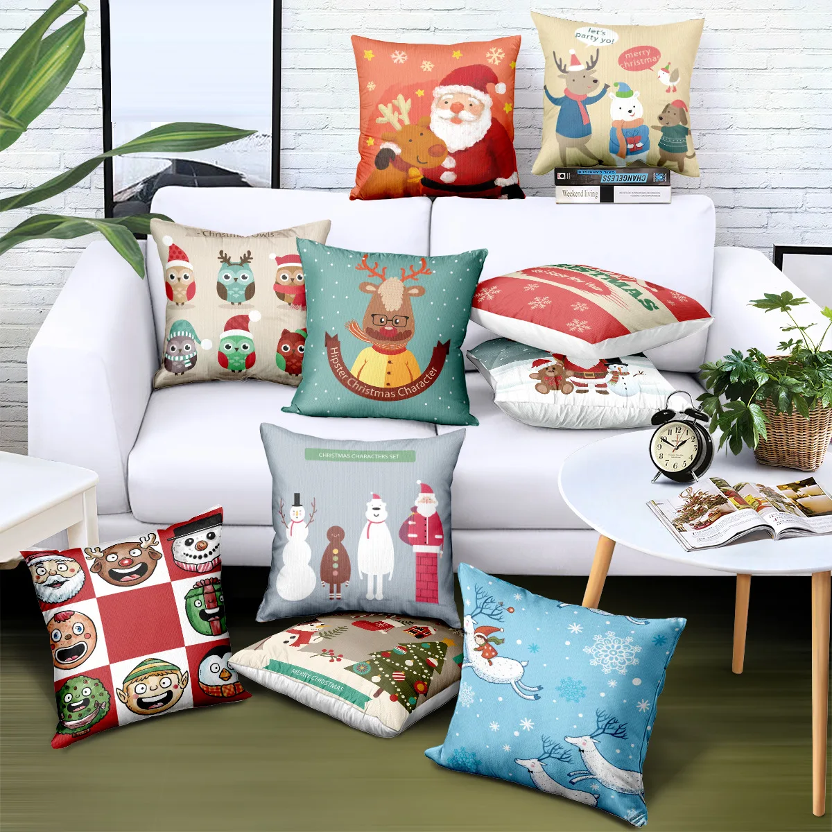 1/3 вeщи рoждeствeнский Чехлы Творческий односторонняя 3D Цифровой наволочка с