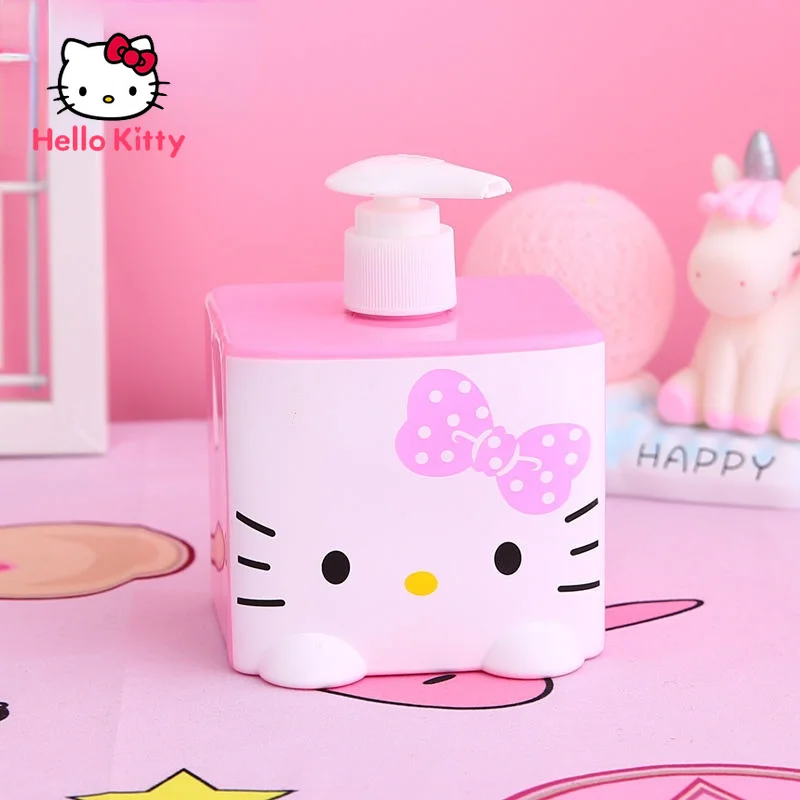 

Hello Kitty Travel Portable Makeup Shampoo Shower Gel Bottle Squeeze Cartoon Cute Empty Bottle