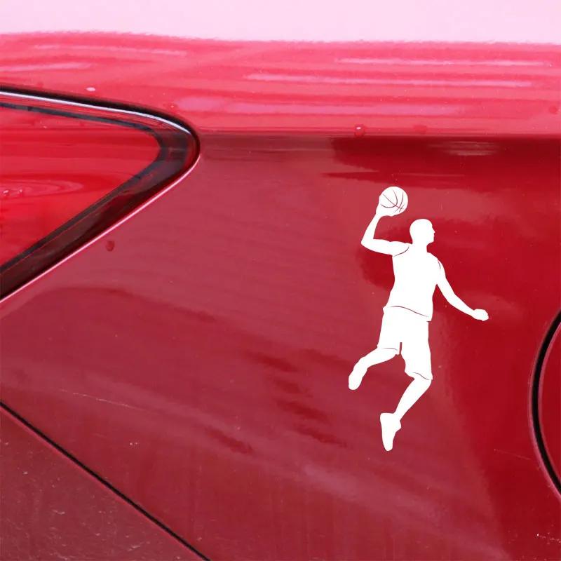 

YJZT 9.6CM*18.1CM Men Shooting Fashion Car Sticker Car-Styling Decal Black/Silver C31-0029