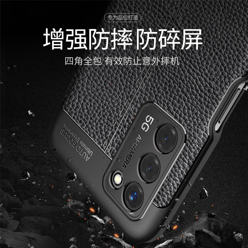 for oppo a55 5g case for oppo a55 5g cover rubber silicone tpu protective shell funda coque capa soft back business phone case free global shipping