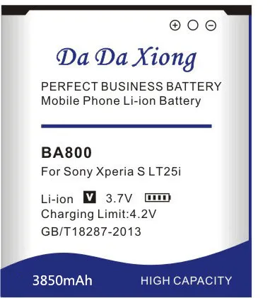 Аккумулятор BA800 литий-ионный 3850 мА · ч для Sony XperiaV LT26i Arc HD Xperia V LT25i LT25C LT26 - купить по