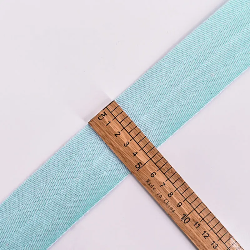Light blue 3 м/лот 4,8 см ремень в елочку тканая хлопковая тесьма ткань швейный ремень для сумок аксессуар для одежды Сделай Сам LX730 - Цвет: Light blue