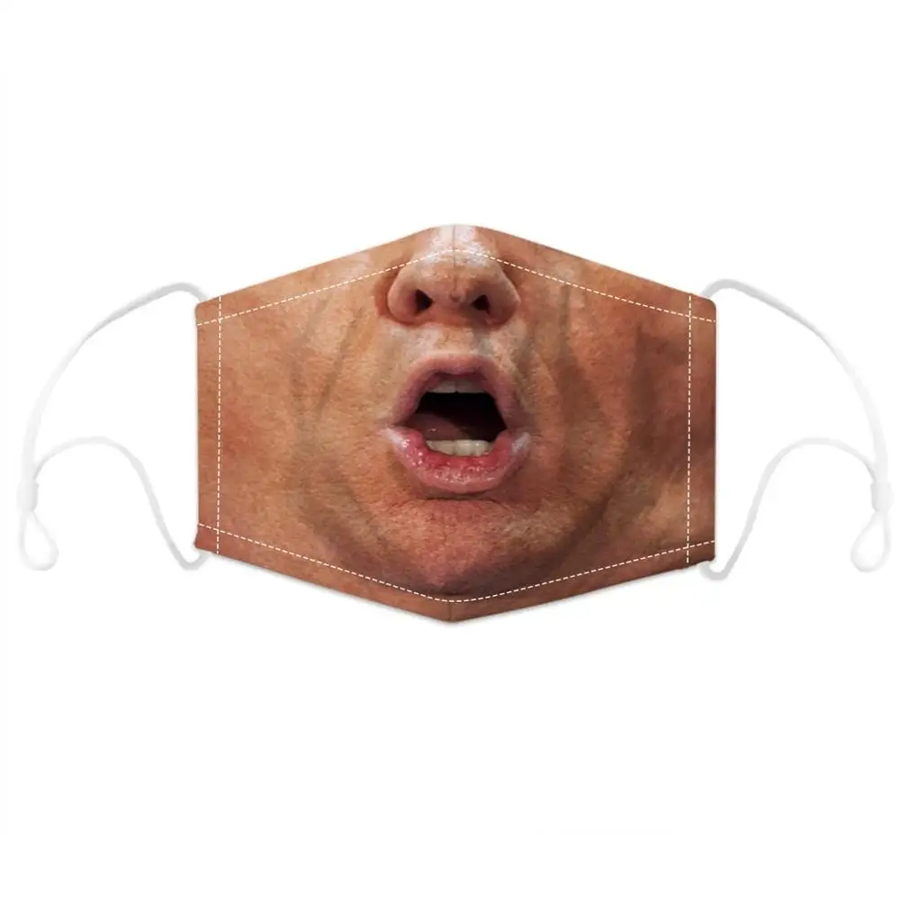 

Non-woven fabric mask sets Dustproof Windproof Foggy Haze PM2.5 Mask With 2PC Mask Gasket Face 1813cm Mask Filter A50