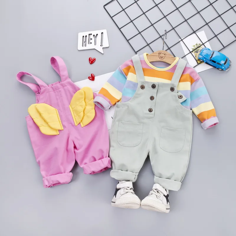 HYLKIDHUOSE/комплекты осенней одежды для малышей комплекты маленьких девочек