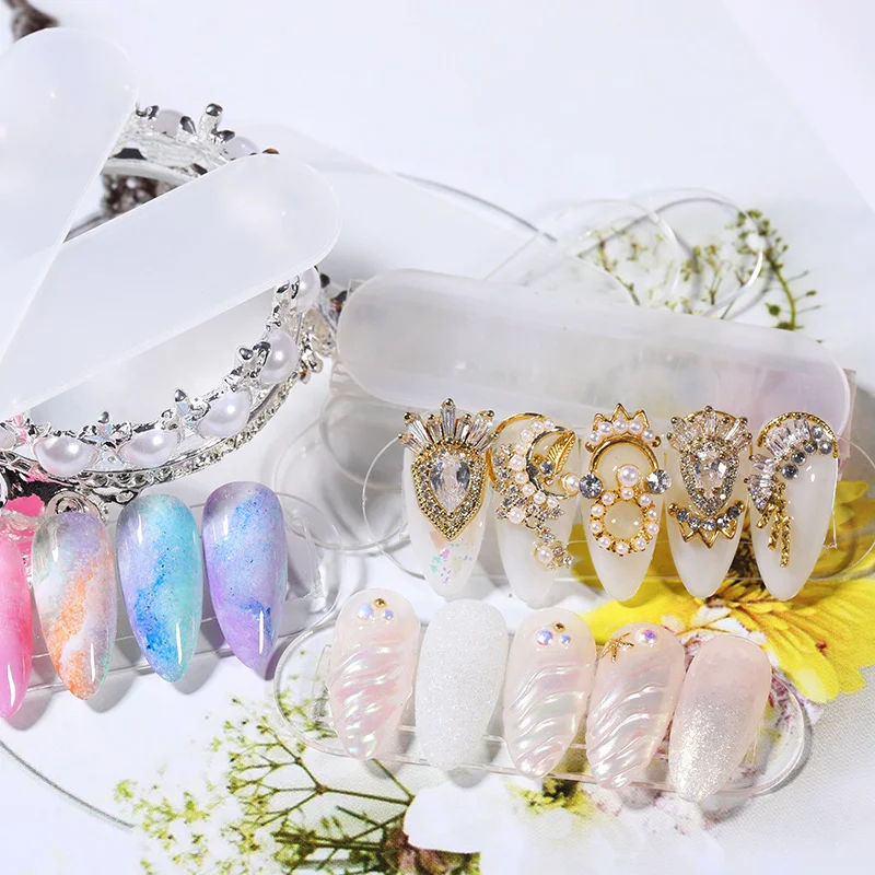 5 шт./компл. DIY накладные ногти прозрачный акриловый держатель подставка