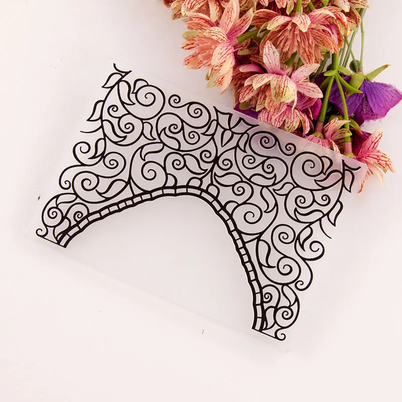 

template craft card making paper card album wedding decoration scrapbooking Embossing folders Em178