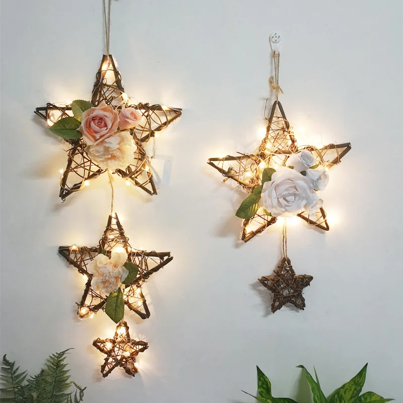 1 шт. плетеная настенная Подвеска для домашнего декора сделай сам ротанговая