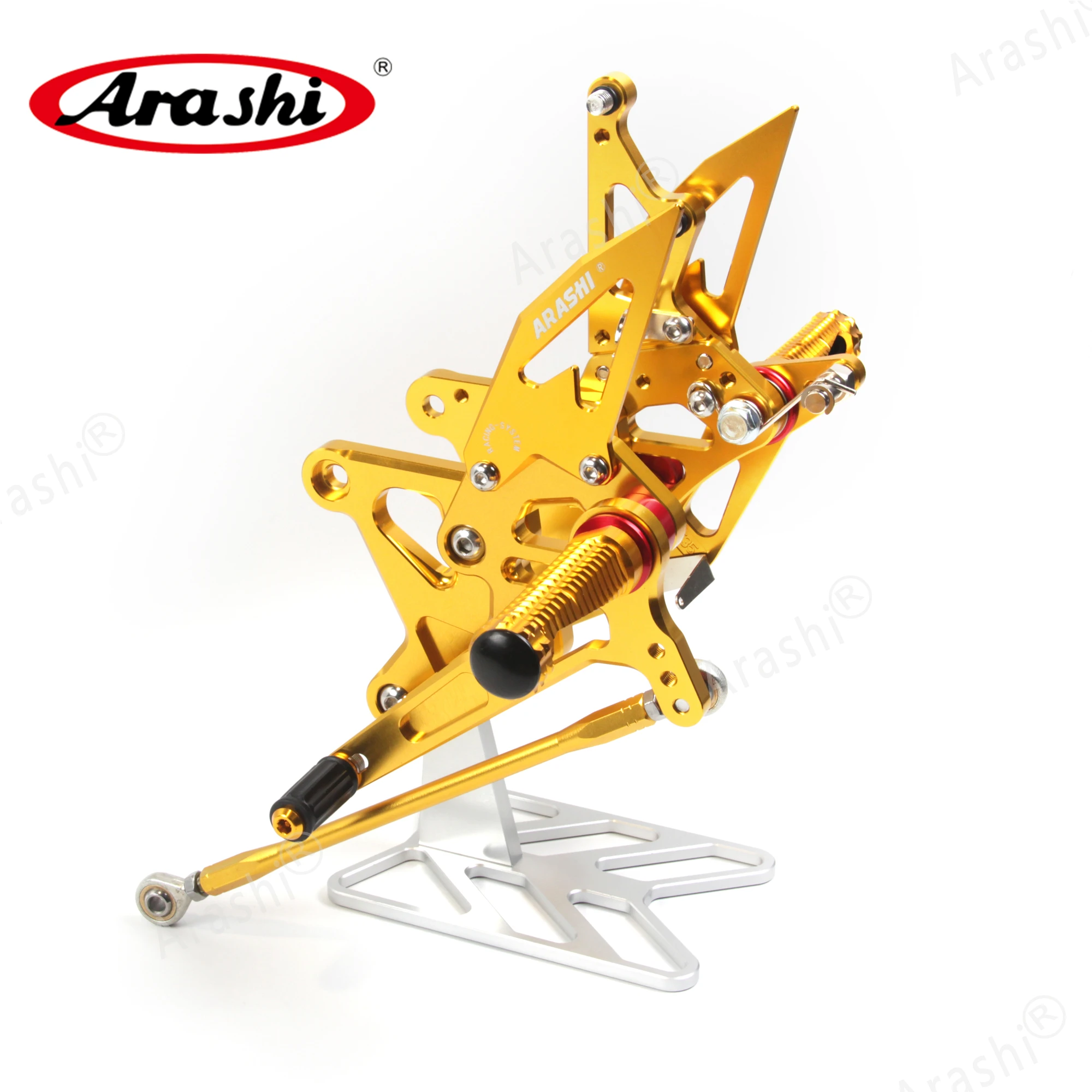 Arashi NINJA ZX6R задние Регулируемые подножки для KAWASAKI ZX-6R Ninja ZX 636 2005 2006 Задние 05 06 CNC 6R |