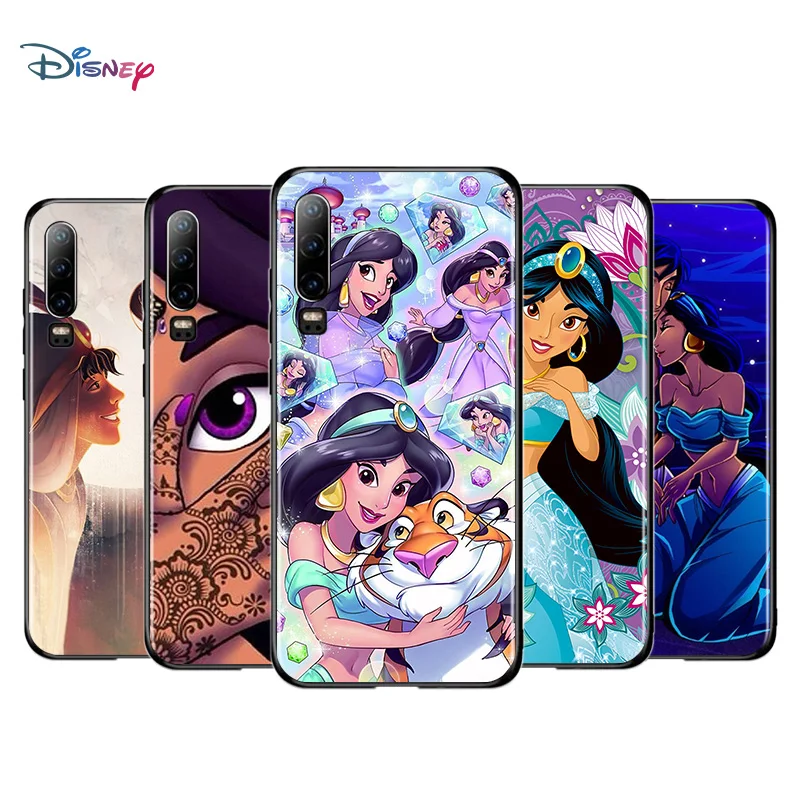 

Disney Cartoon Animation Aladdin Jasmine For Huawei P50 P40 P30 P20 P10 P9 P8 Lite E Mini Pro Plus 5G TPU Silicone Phone Case