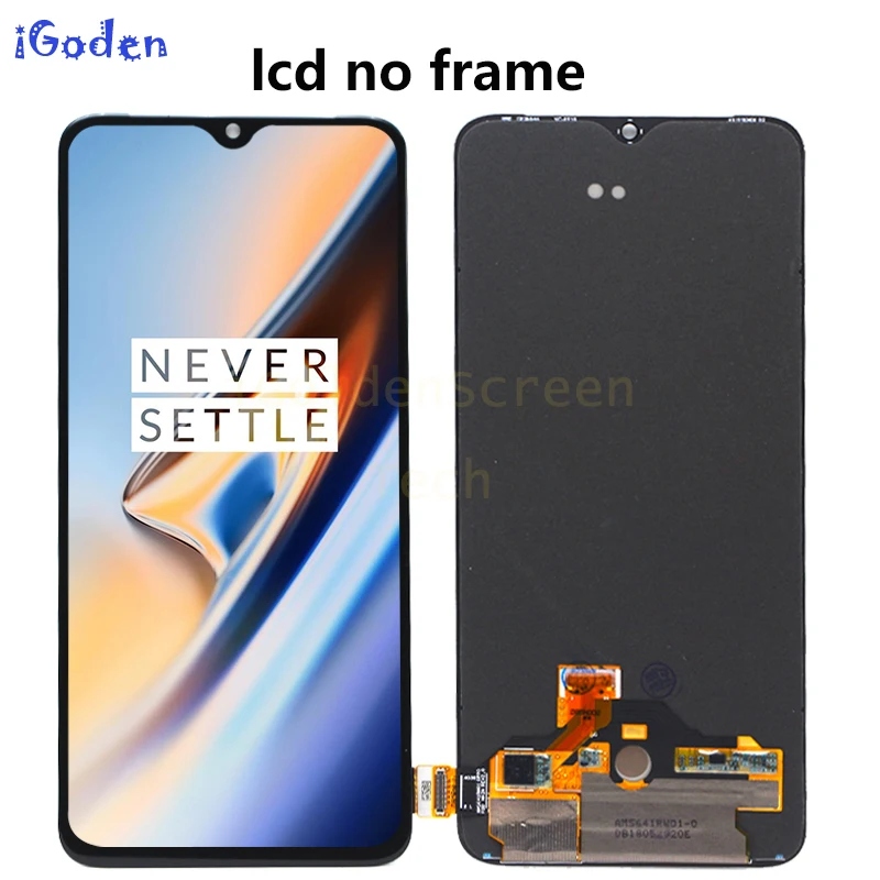 ЖК-дисплей 6 41 ''для OnePlus 7 сенсорный экран дигитайзер панель стекло запасные