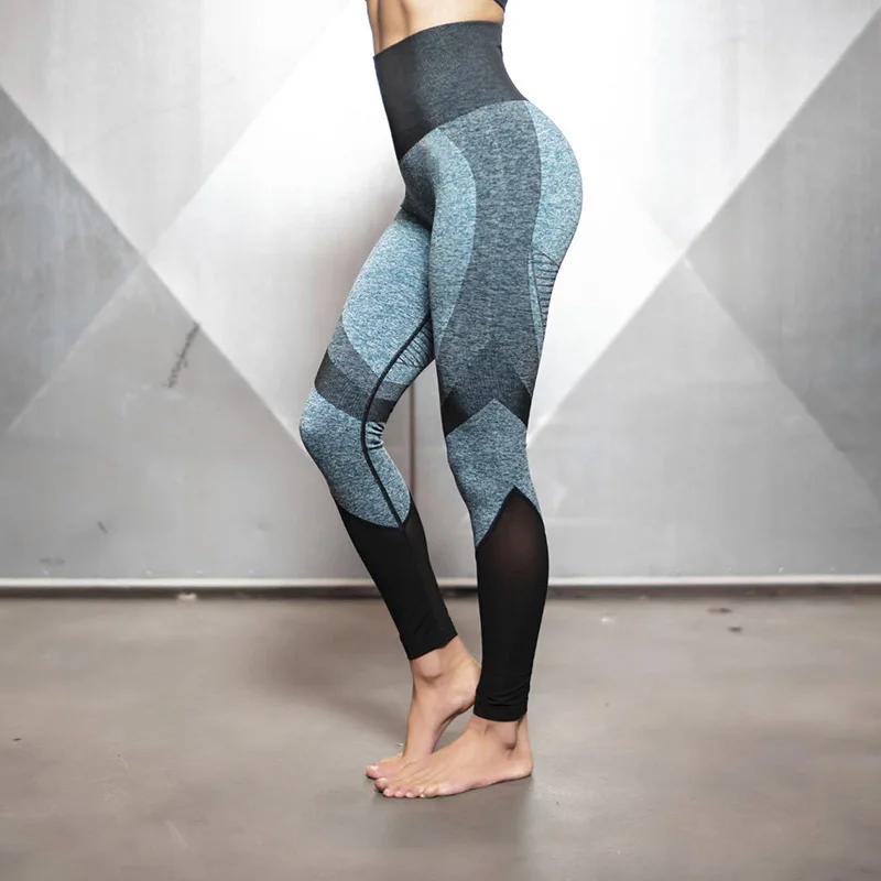 SALSPOR Женские Штаны Для Йоги Спортивные Леггинсы с захлестом высокой талией пуш ап