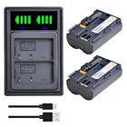 Аккумулятор BP-511 1900 мАч + двойное зарядное устройство для Canon EOS 40D 300D 5D 20D 30D 50D 10D D60 G6 BP-511A