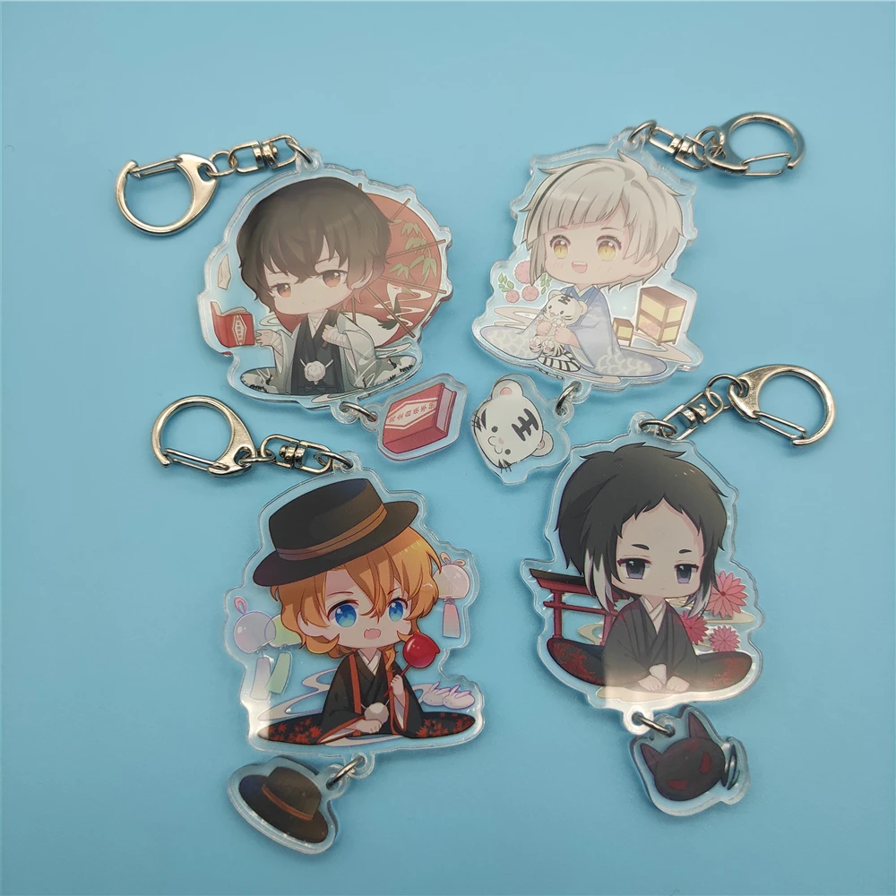 Брелок для ключей с изображением бродячих псов Накадзима атсуши дазай Осаму