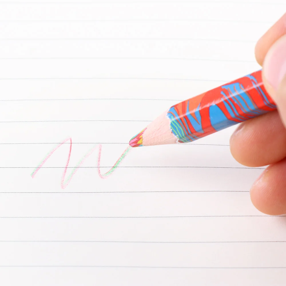 1 шт. разноцветный Радужный карандаш художественные карандаши для рисования